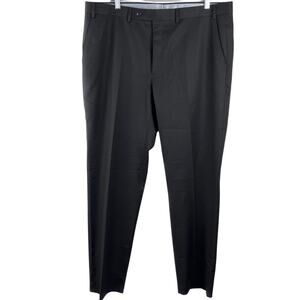 Van Heusen Mens Black Dress Pants 40x32 Formal